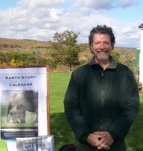 with Earth Story Calendar 2012 at Putney School Harvest Festival